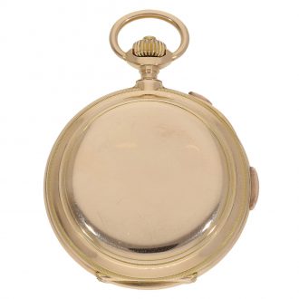 Swiss 18 carat gold impressive astronomical à goutte watch Circa 1900