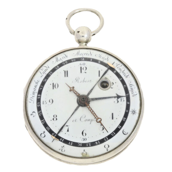 Rare French silver hunting with signs of zodiac Circa 1800 Rare French silver hunting with signs of zodiac Circa 1800