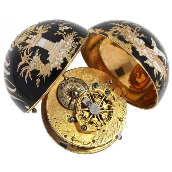 French gold/enamel "Boule de Genève" pocket watch Circa 1790 French gold/enamel "Boule de Genève" pocket watch Circa 1790