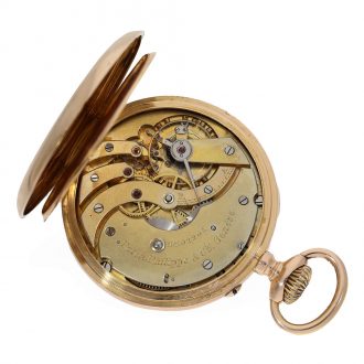 Swiss 18 carat gold exquisite anker chronometer Circa 1890
