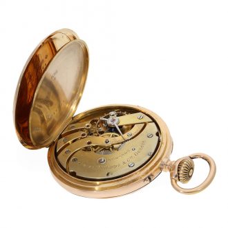 Swiss 18 carat gold exquisite anker chronometer Circa 1890