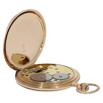 German 14 carat gold à goutte presentation watch Circa 1910