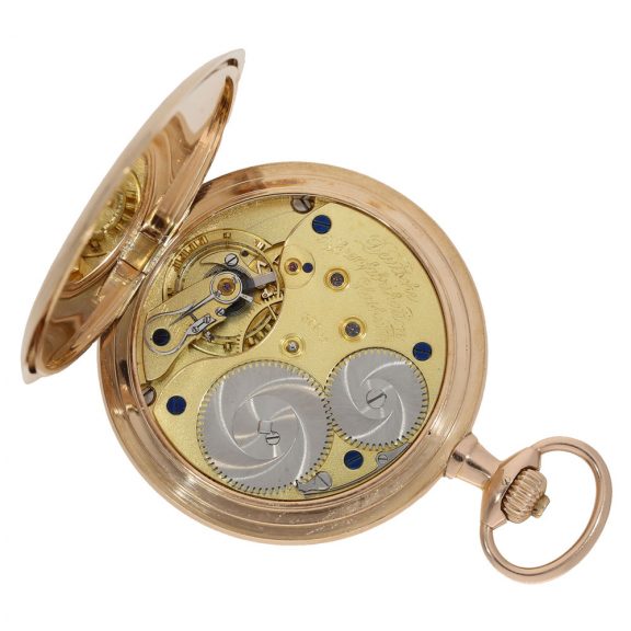 German 14 carat gold à goutte presentation watch Circa 1910 German 14 carat gold à goutte presentation watch Circa 1910