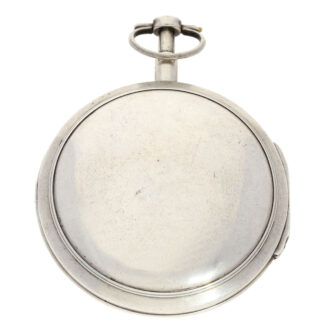 Rare French silver pocket watch with inscription Circa 1800