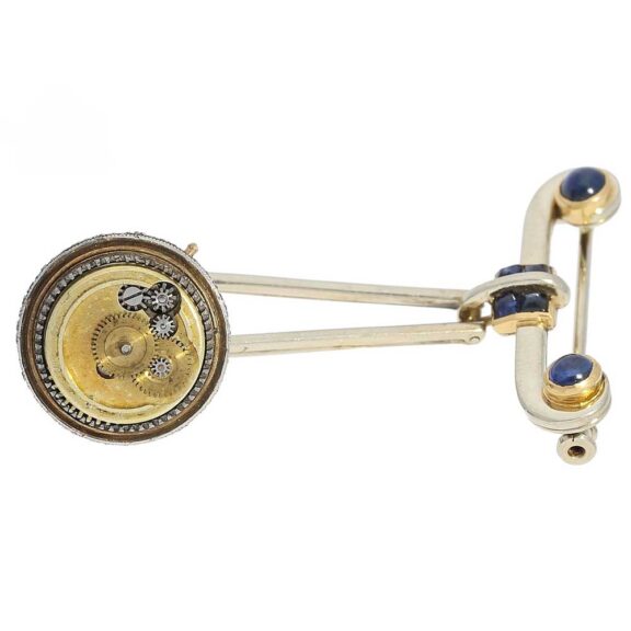 Swiss fine gold, platinum ball-form pendant watch Circa 1890 Swiss fine gold, platinum ball-form pendant watch Circa 1890