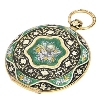 French 18K gold cylinder pocket watch Circa 1820