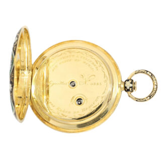 French 18K gold cylinder pocket watch Circa 1820