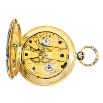 French 18K gold cylinder pocket watch Circa 1820