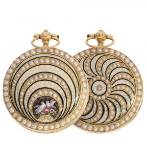 Exceptional fine and rare hunting case pocket watch Circa 1800