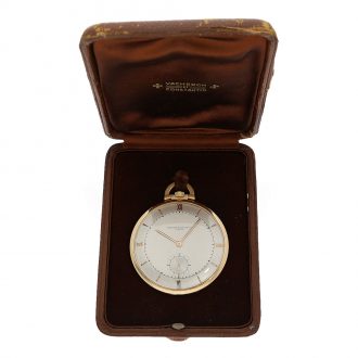 Swiss 18 carat gold lever watch with two colour dial Circa 1949