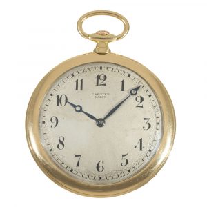 French 18 carat gold historically important pocket watch Circa 1920