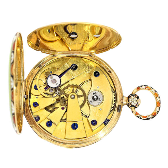 Swiss gold and enamel for the Chinese market Circa 1835 Swiss gold and enamel for the Chinese market Circa 1835