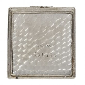 Swiss Art Deco dress watch with platinum open faced case Circa 1920