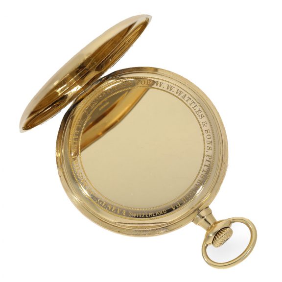 Swiss rare and small 18K gold anker chronometer Circa 1910 Swiss rare and small 18K gold anker chronometer Circa 1910