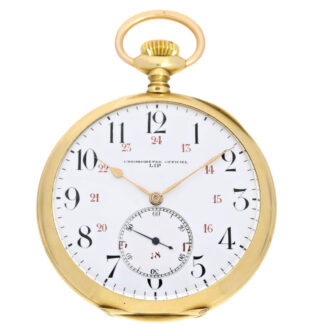 French rare 18 carat gold deck watch chronometer Circa 1900 French rare 18 carat gold deck watch chronometer Circa 1900
