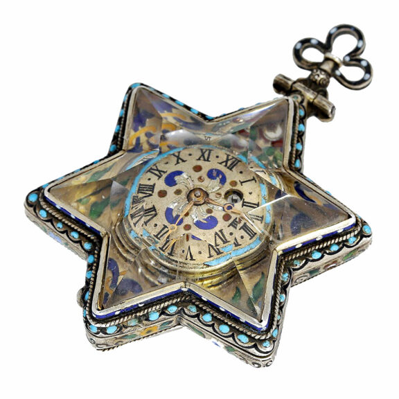 Swiss rare rock crystal star-shaped form watch Circa 1752-1823 Swiss rare rock crystal star-shaped form watch Circa 1752-1823