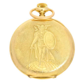 French rare 18 carat gold deck watch chronometer Circa 1900 French rare 18 carat gold deck watch chronometer Circa 1900
