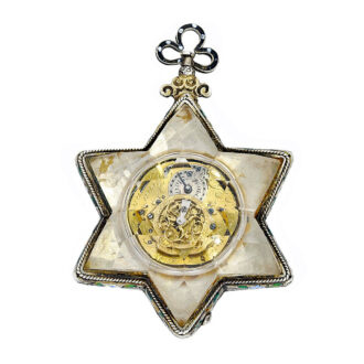 Swiss rare rock crystal star-shaped form watch Circa 1752-1823