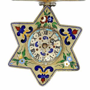 Swiss rare rock crystal star shaped form watch Circa 1752-1823