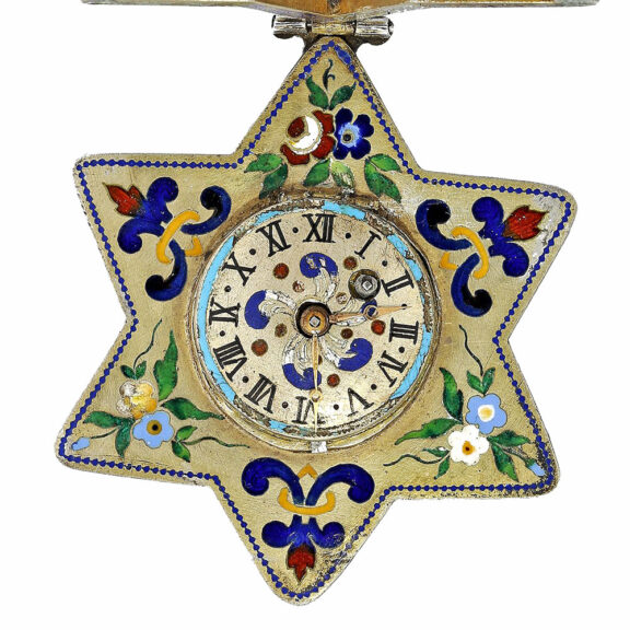 Swiss rare rock crystal star shaped form watch Circa 1752-1823