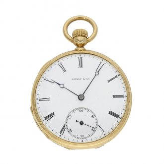 Swiss very fine 18 Carat gold precision pocket watch Circa 1870