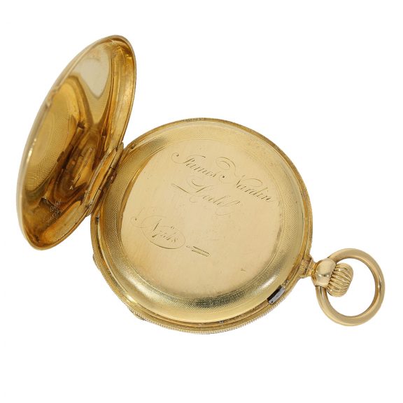 Swiss very fine 18 Carat gold precision pocket watch Circa 1870 Swiss very fine 18 Carat gold precision pocket watch Circa 1870