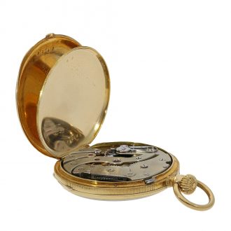Swiss very fine 18 Carat gold precision pocket watch Circa 1870