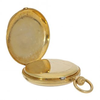 Swiss very fine 18 Carat gold precision pocket watch Circa 1870