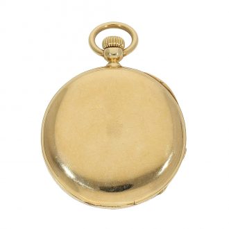 Swiss very fine 18 Carat gold precision pocket watch Circa 1870