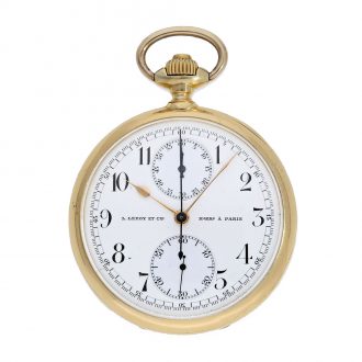 French 18 carat gold anker chronometer watch Circa 1905