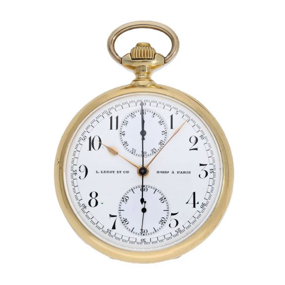 French 18 carat gold anker chronometer watch Circa 1905