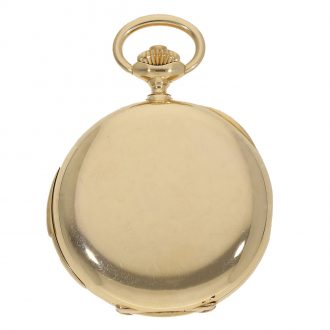 Swiss 18K gold quarter repeating lever watch Circa 1890