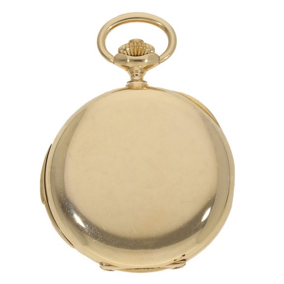 Swiss 18K gold quarter repeating lever watch Circa 1890 Swiss 18K gold quarter repeating lever watch Circa 1890