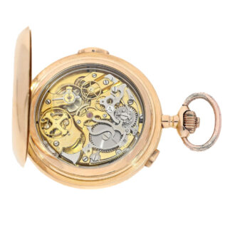 German gold repeating watch with chronograph Circa 1900
