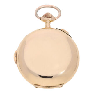 German gold repeating watch with chronograph Circa 1900