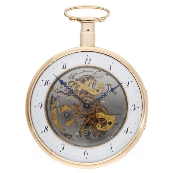 Swiss 18 Carat red gold watch with virgule escapement Circa 1820 Swiss 18 Carat red gold watch with virgule escapement Circa 1820