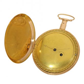 Skeletonized 18 Carat red gold Swiss watch with ‘comma’ escapement Circa 1820 Skeletonized 18 Carat red gold Swiss watch with ‘comma’ escapement Circa 1820