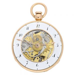 French quarters and hours repeating pocket watch Circa 1810