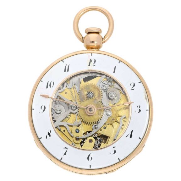 French quarters and hours repeating pocket watch Circa 1810