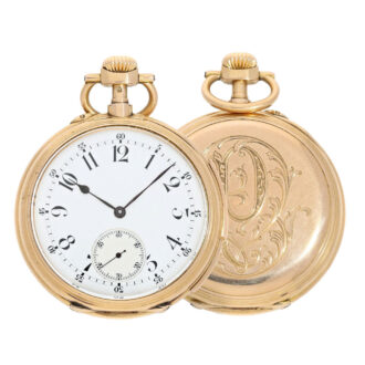 French gold watch with repeating hours and quarters Circa 1890