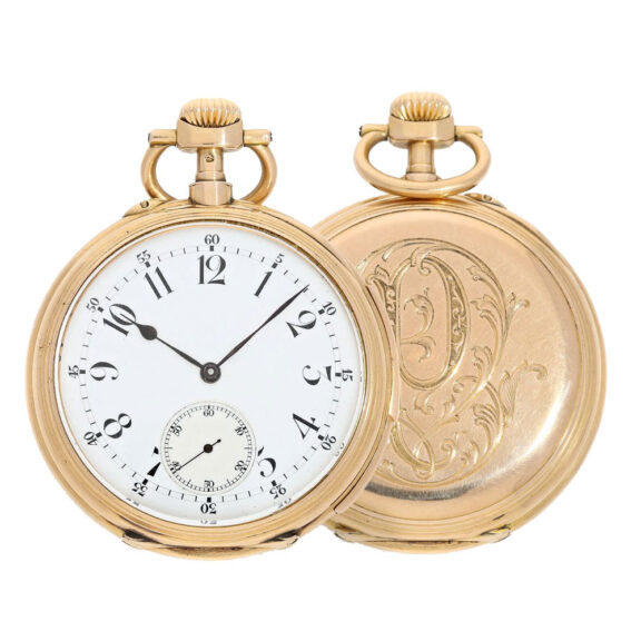 French gold watch with repeating hours and quarters Circa 1890