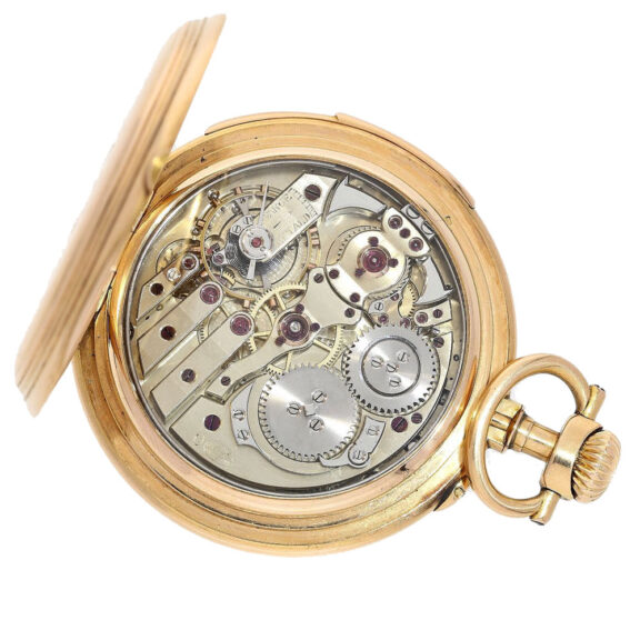 French gold watch with repeating hours and quarters Circa 1890 French gold watch with repeating hours and quarters Circa 1890