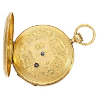 Swiss gold Lepine repeater with portrait of Napoleon Circa 1820