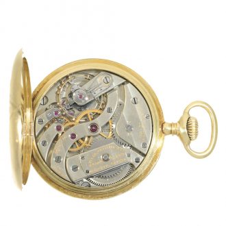 Swiss 18 carat gold historically interesting Art Nouveau watch Circa 1909