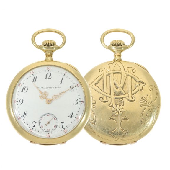 Swiss 18 carat gold historically interesting Art Nouveau watch Circa 1909 Swiss 18 carat gold historically interesting Art Nouveau watch Circa 1909