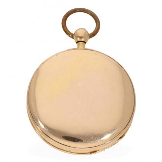 French 18 carat gold lépine watch with cylinder escapement Circa 1800