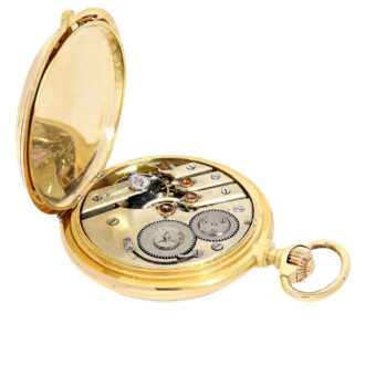 Swiss pocket watch with pivoted detent escapement Circa 1870