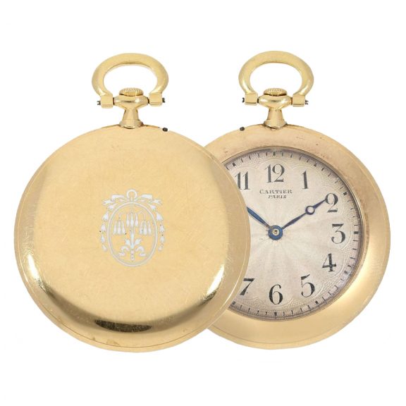 French smallest known 18K gold knife edge watch Circa 1905 French smallest known 18K gold knife edge watch Circa 1905