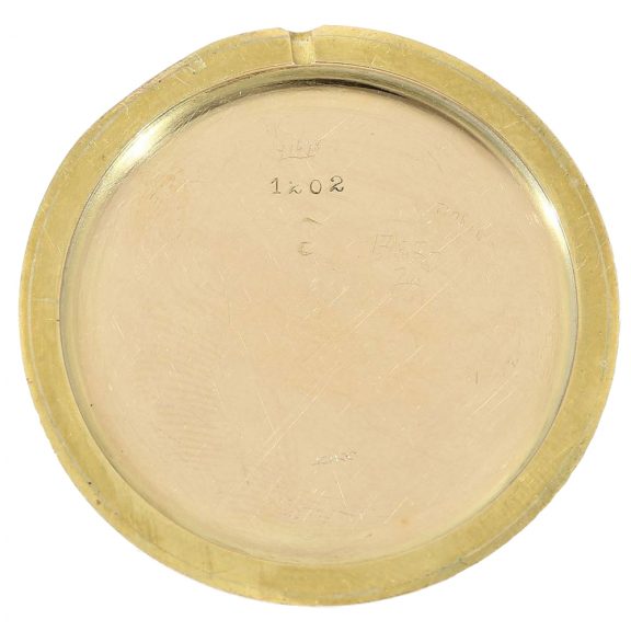 French smallest known 18K gold knife edge watch Circa 1905 French smallest known 18K gold knife edge watch Circa 1905