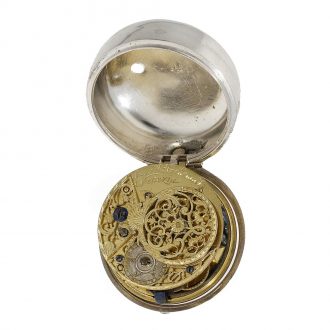 Italian silver pair cased verge watch for the Ottoman market Circa 1740